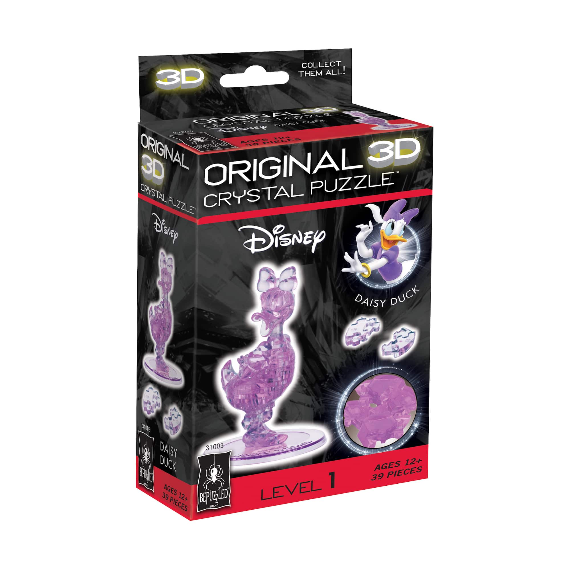 Original 3D Crystal Puzzle™ Disney Daisy Duck 39 Piece Puzzle